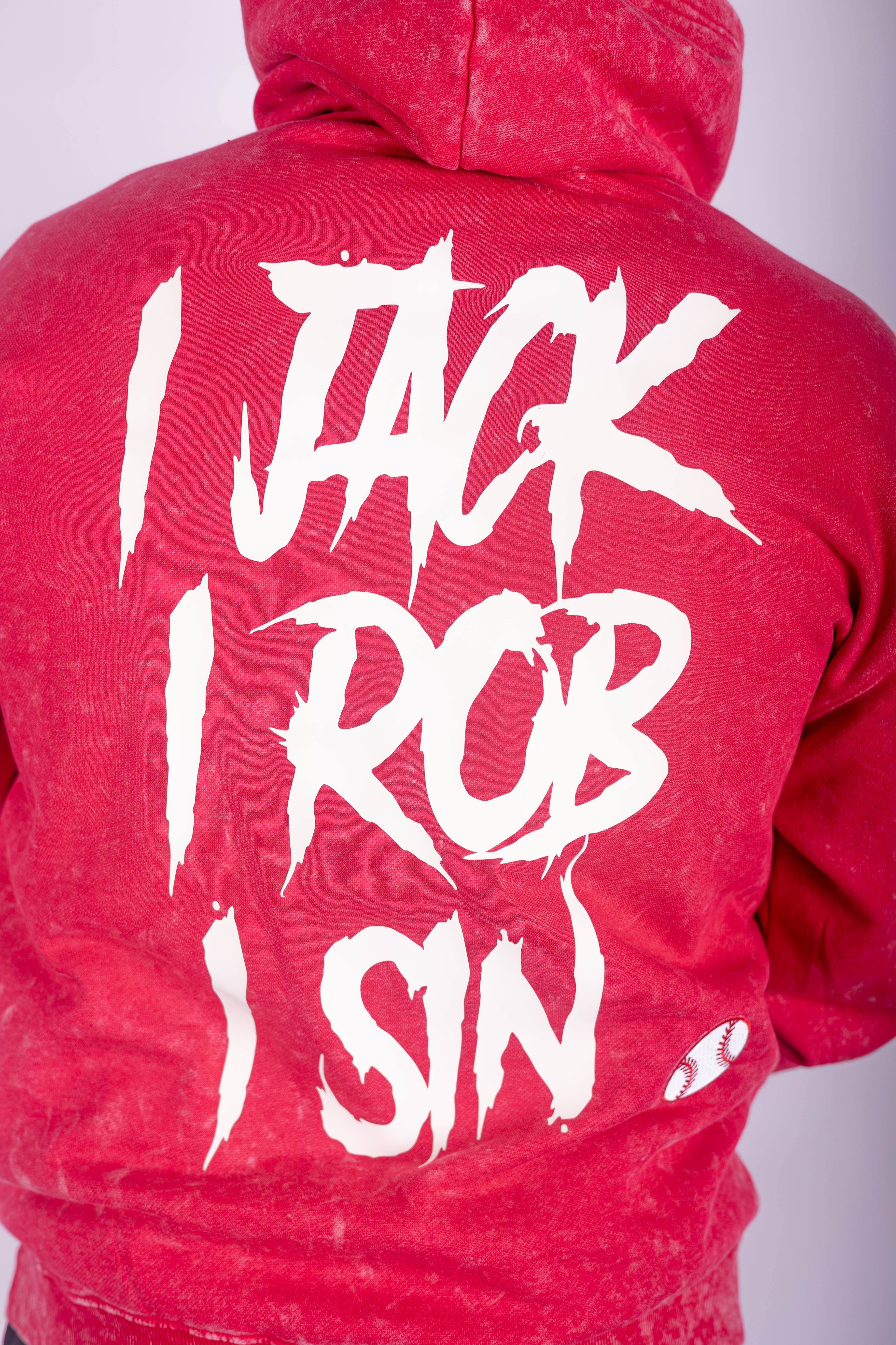 RED ASH WASHED 42 I JACK I ROB I SIN SWEATER