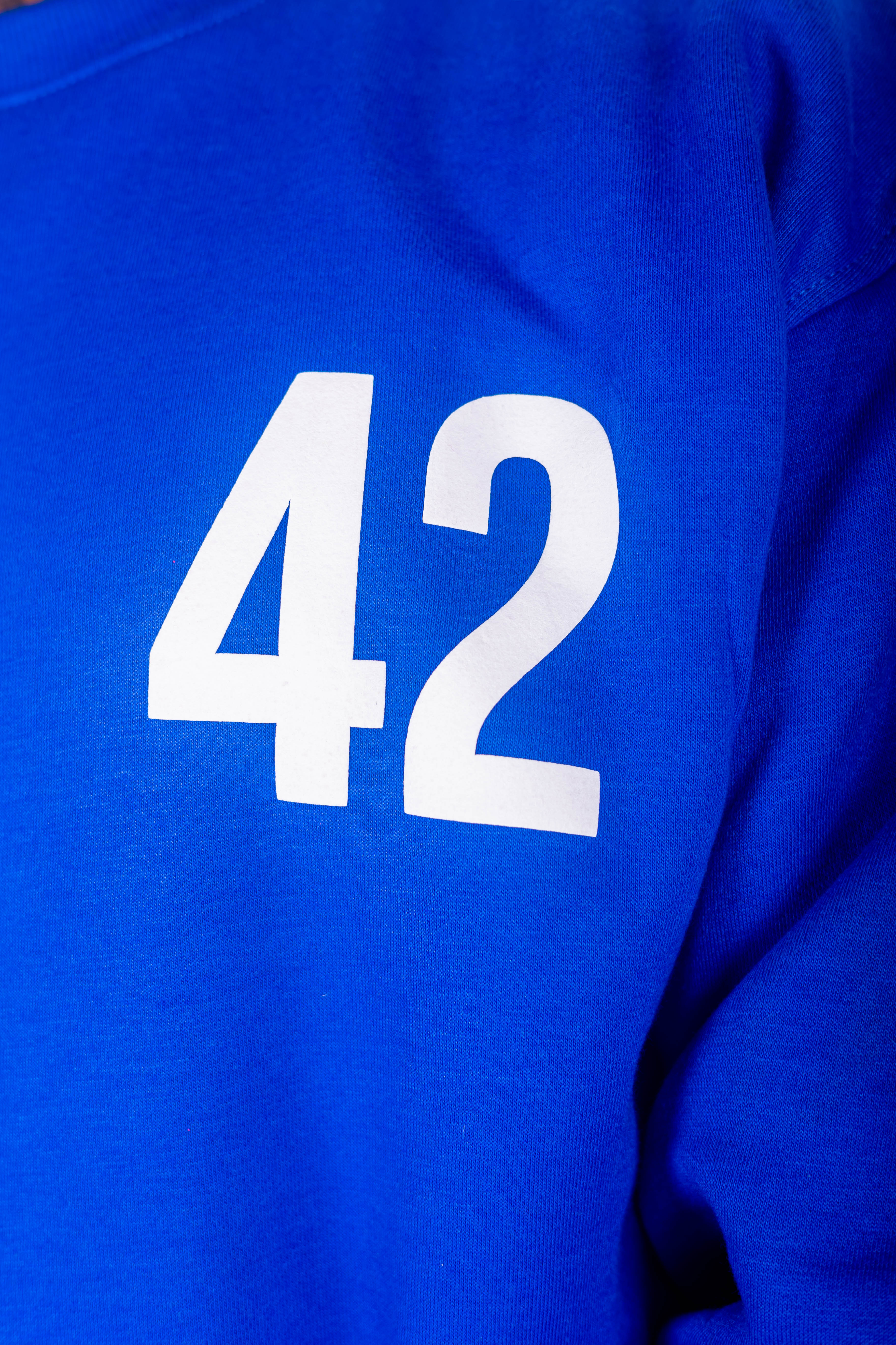 ROYAL BLUE 42 IJACK I ROB I SIN SWEATER