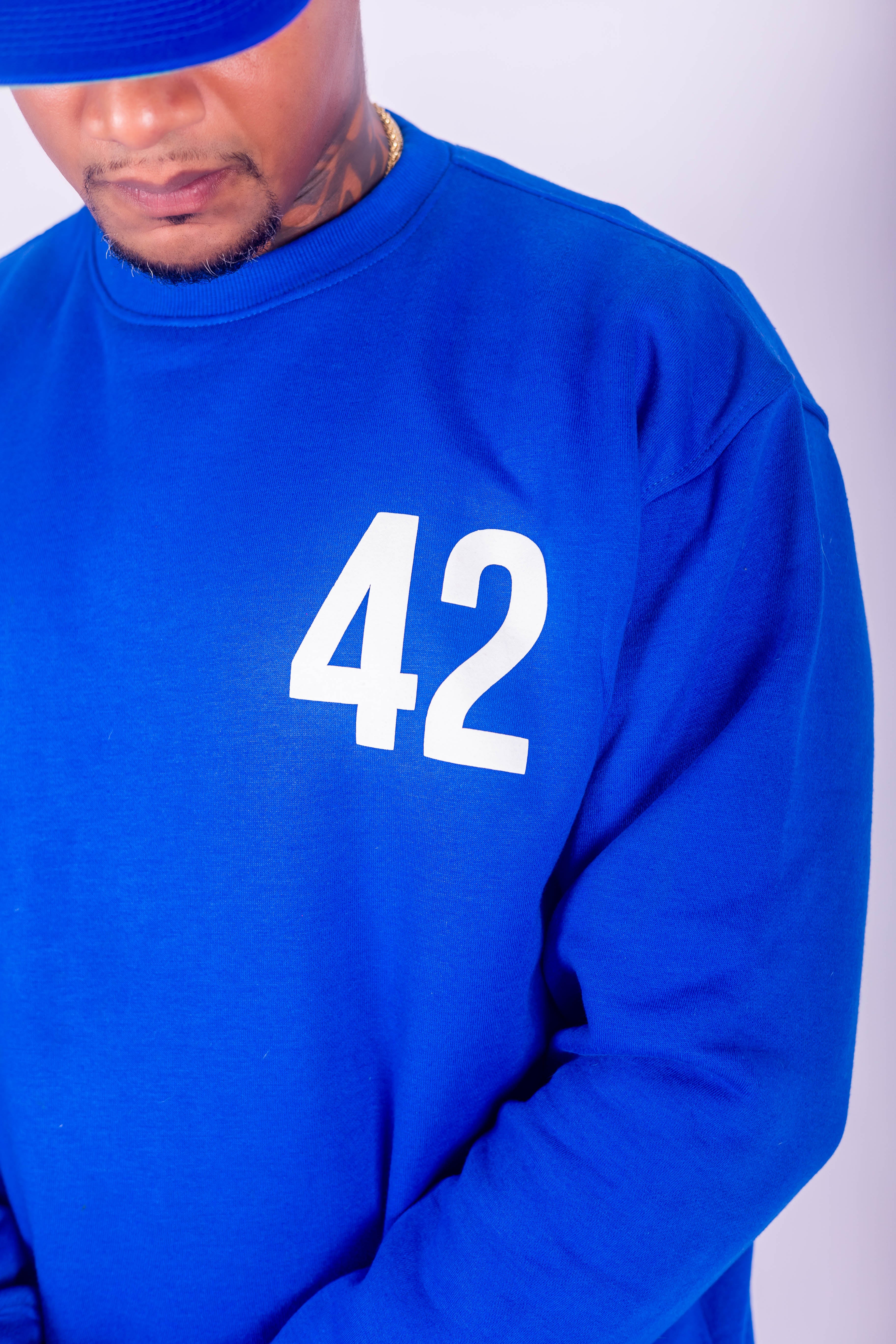 ROYAL BLUE 42 IJACK I ROB I SIN SWEATER