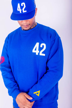 ROYAL BLUE 42 IJACK I ROB I SIN SWEATER