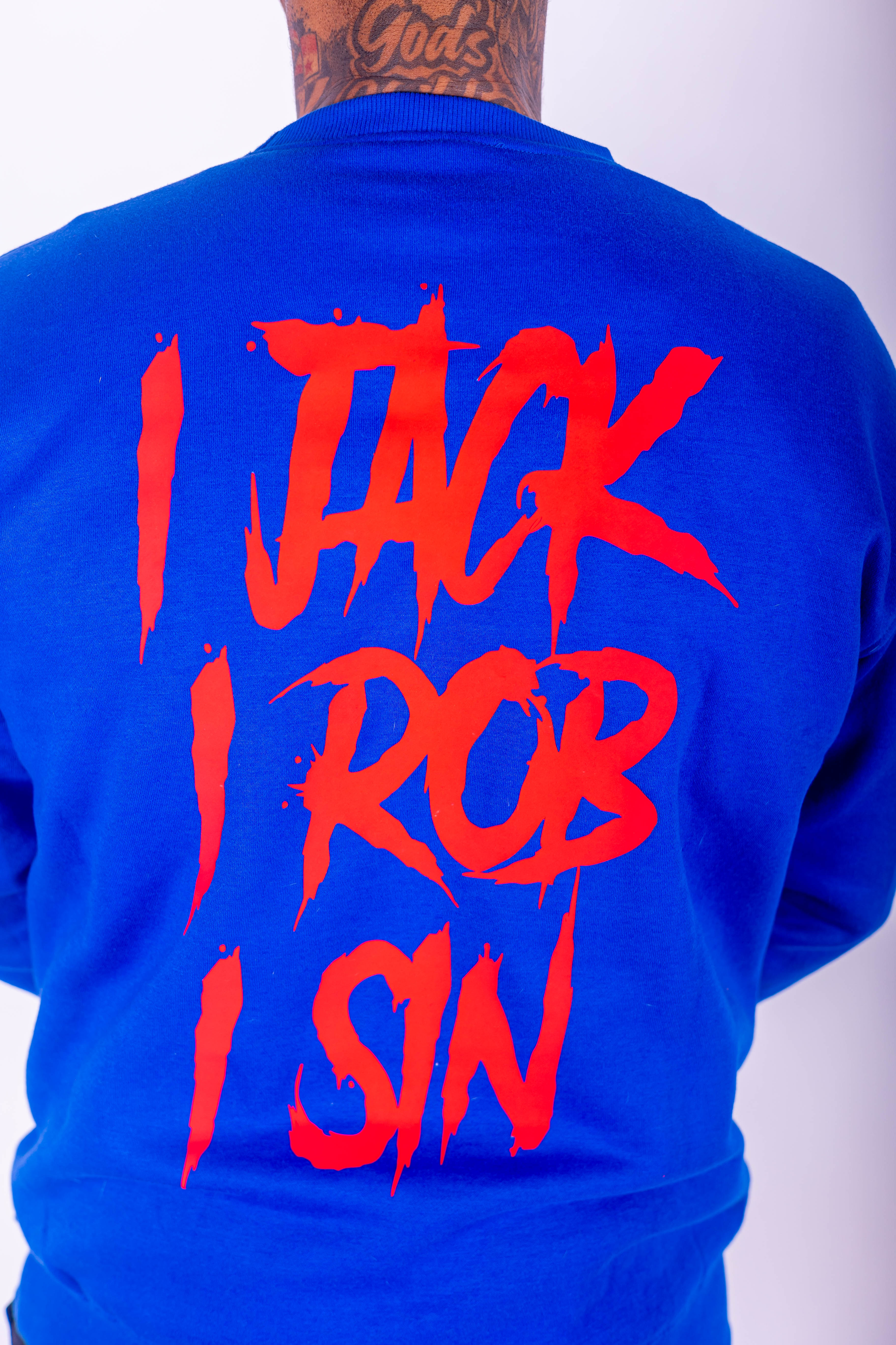 ROYAL BLUE 42 IJACK I ROB I SIN SWEATER