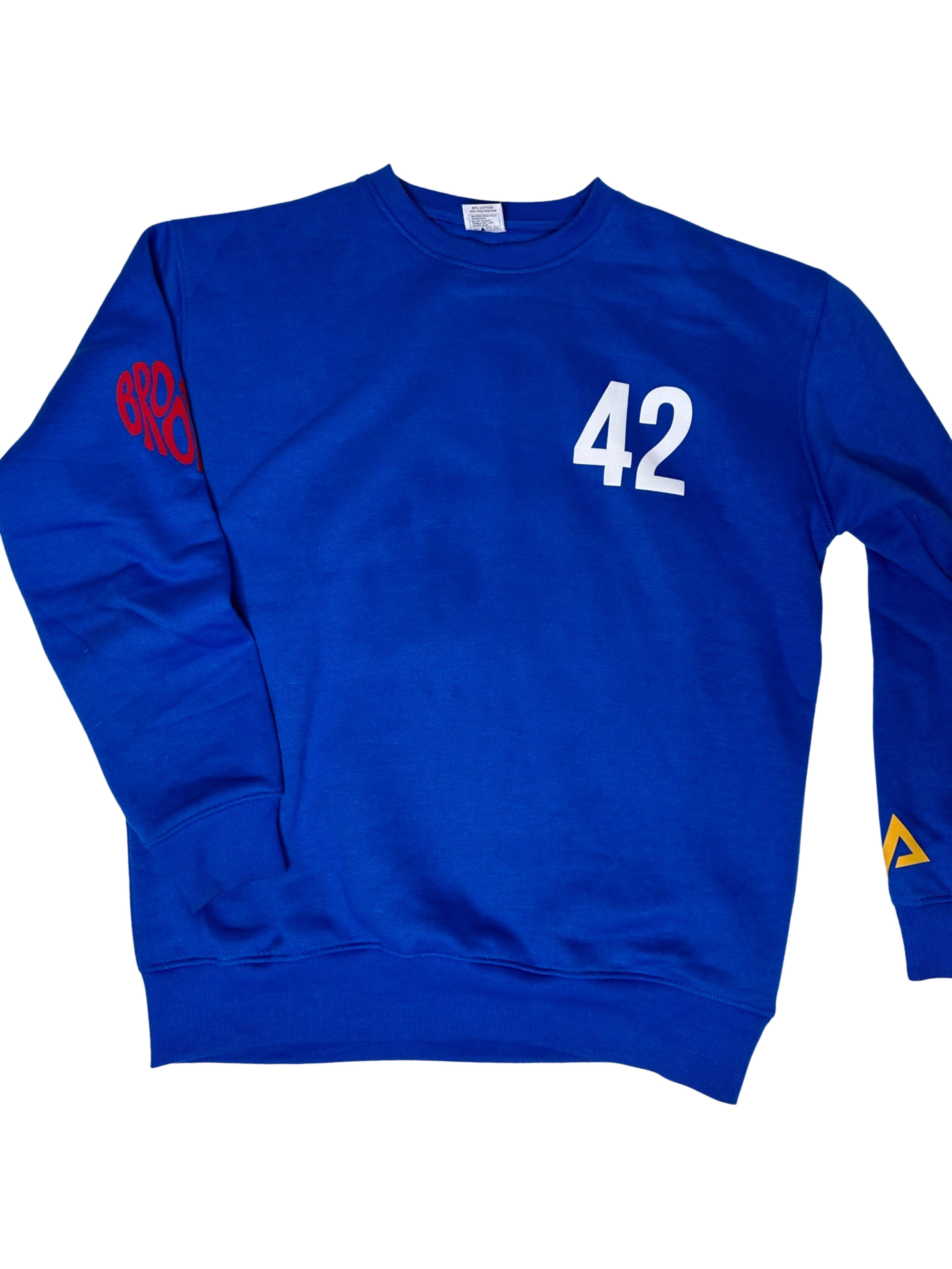 ROYAL BLUE 42 IJACK I ROB I SIN SWEATER